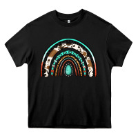 Black blessed western rainbow Heavy Core Tee - Jasminsmagicworld