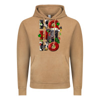 Vintage Camel Christmas ho ho ho black angus Vintage Hoodie - LillyAllenDesigns