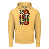 Christmas Ho Ho Ho Black Angus Vintage Hoodie | Teevron
