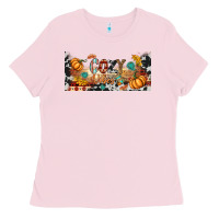 Bubblegum Pink cozy vibes libbey glass Ladies Tee - BundleAndBundleShop