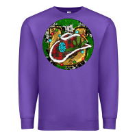 Purple Cowboy Christmas Premium Sweatshirt - RanaPortraitStore