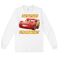 White movie cartoon cars Long Sleeve Tee - DesigneFamous