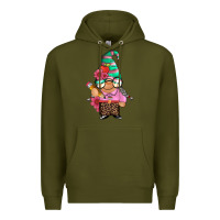 Army Green teacher gnome Premium Hoodie - Artiststas