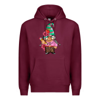Burgundy teacher gnome Premium Hoodie - Artiststas