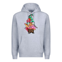Heather Grey teacher gnome Premium Hoodie - Artiststas