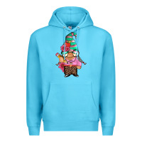 Ocean Blue teacher gnome Premium Hoodie - Artiststas