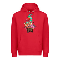 Red teacher gnome Premium Hoodie - Artiststas