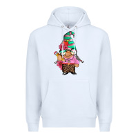 White teacher gnome Premium Hoodie - Artiststas