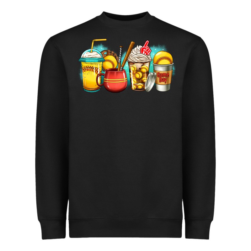Softball Coffee Heavyweight Sweatshirt by Jasminsmagicworld | Teevron