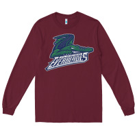 Burgundy florida everblades Long Sleeve Tee - DesigneFamous