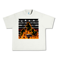 Pistachio american firefighters seamless pattern Urban Heavy Tee - BundleAndBundleShop