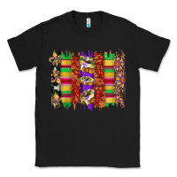 Black mardi gras cake fleur de lis crawfish brushstrokes Classic Tee - Artiststas