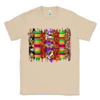 Mushroom mardi gras cake fleur de lis crawfish brushstrokes Classic Tee - Artiststas