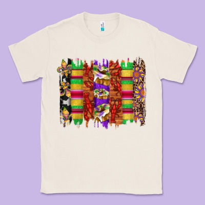 Mardi Gras Cake Fleur De Lis Crawfish Brushstrokes Classic Tee Designed By Artiststas