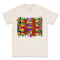 Natural mardi gras cake fleur de lis crawfish brushstrokes Classic Tee - Artiststas