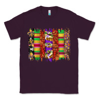 Plum mardi gras cake fleur de lis crawfish brushstrokes Classic Tee - Artiststas