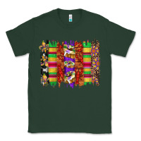 Sports Green mardi gras cake fleur de lis crawfish brushstrokes Classic Tee - Artiststas