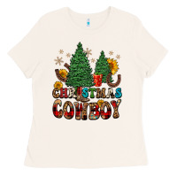Bone christmas cowboy Ladies Tee - FaDigitalArtStudio