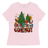 Christmas Cowboy Ladies Tee | Teevron