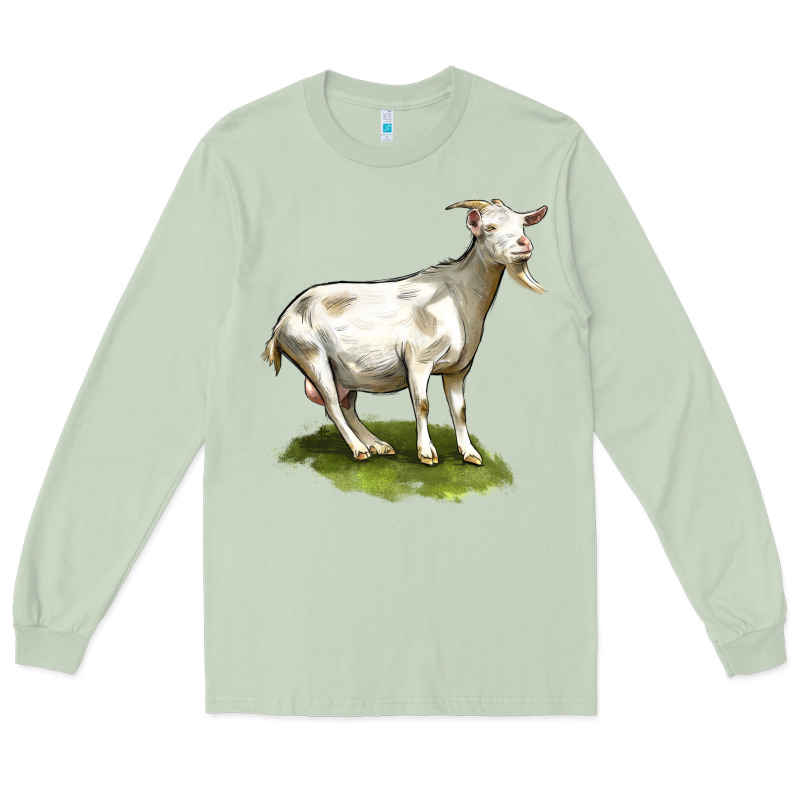 Cashmere Goat Long Sleeve Tee by LillyAllenDesigns | Teevron