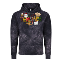 Cloud Black christmas teacher Vintage Hoodie - LillyAllenDesigns