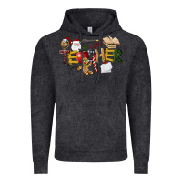 Vintage Black christmas teacher Vintage Hoodie - LillyAllenDesigns