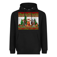 Black joy reindeer Heavyweight Hoodie - Jasminsmagicworld