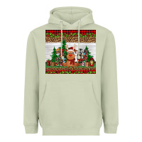 Matcha joy reindeer Heavyweight Hoodie - Jasminsmagicworld
