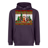 Plum joy reindeer Heavyweight Hoodie - Jasminsmagicworld