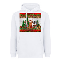 White joy reindeer Heavyweight Hoodie - Jasminsmagicworld