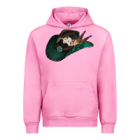 Fuchsia Pink cowhide flowers cowboy hat Urban Hoodie - Jasminsmagicworld