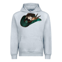 Heather Grey cowhide flowers cowboy hat Urban Hoodie - Jasminsmagicworld
