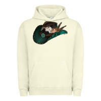 Pigment Pistachio cowhide flowers cowboy hat Urban Hoodie - Jasminsmagicworld