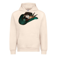 Sandshell cowhide flowers cowboy hat Urban Hoodie - Jasminsmagicworld
