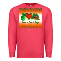 Cardinal peace love frogs Premium Sweatshirt - Jasminsmagicworld