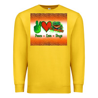Lemon peace love frogs Premium Sweatshirt - Jasminsmagicworld