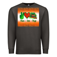 Smoke peace love frogs Premium Sweatshirt - Jasminsmagicworld