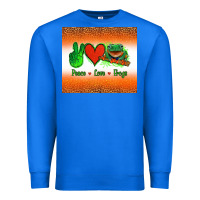 True Royal peace love frogs Premium Sweatshirt - Jasminsmagicworld
