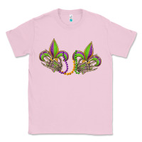 Bubblegum Pink skeleton hands mardi gras Classic Tee - OliviaCreatesArt