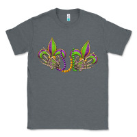 Charcoal Heather skeleton hands mardi gras Classic Tee - OliviaCreatesArt