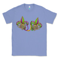 Colony Blue skeleton hands mardi gras Classic Tee - OliviaCreatesArt