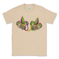 Mushroom skeleton hands mardi gras Classic Tee - OliviaCreatesArt