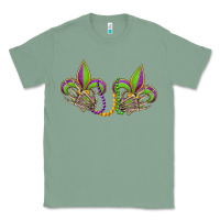 Sage skeleton hands mardi gras Classic Tee - OliviaCreatesArt