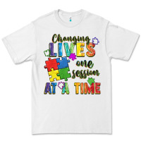 White Changing lives one session at a time Premium Tee - FaDigitalArtStudio