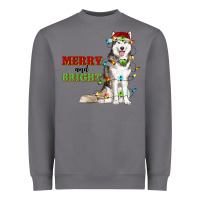 Storm Merry And Bright Husky Heavyweight Sweatshirt - RanaPortraitStore