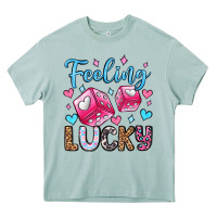 Arona feeling lucky valentine's day olivia Heavy Core Tee - OliviaCreatesArt