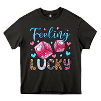 Asphalt feeling lucky valentine's day olivia Heavy Core Tee - OliviaCreatesArt