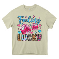Mossy feeling lucky valentine's day olivia Heavy Core Tee - OliviaCreatesArt