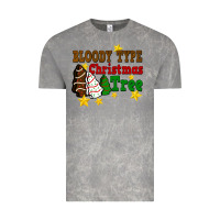 Cloud Rock Bloody Type Christmas Tree Vintage Tee - FaDigitalArtStudio