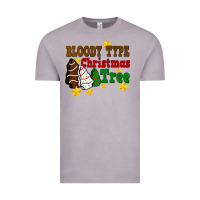 Vintage Zinc Bloody Type Christmas Tree Vintage Tee - FaDigitalArtStudio